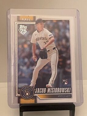 Jacob Misiorowski 2026 Topps Series Rookie Card-75th Anniversary